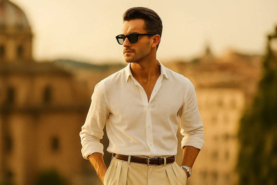 Roman Commander Blue lenses/Black frame